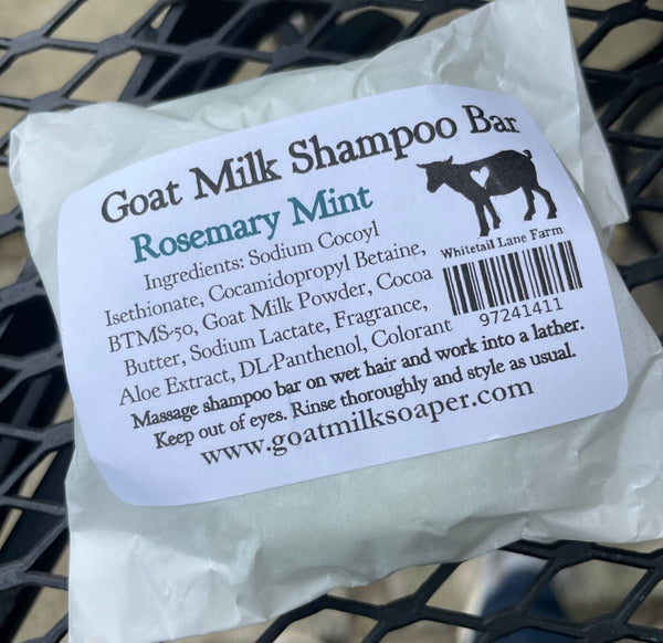 Black Raspberry Vanilla -Goat Milk Solid Shampoo Bar