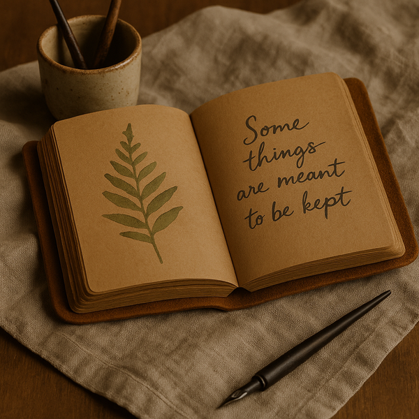 Handcrafted Leather Art Journal – 5x7, 200gsm Craft Paper
