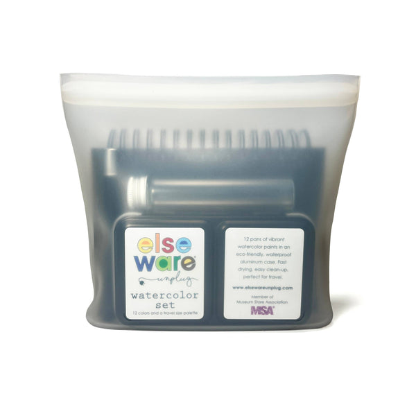 Watercolor To Go Kit - Portable, Travel-Friendly - 12 Colors elseware unplug / eco-kids -