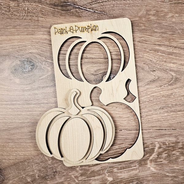 Paint a Pumpkin Pop-out Kit  by ChicaTiza