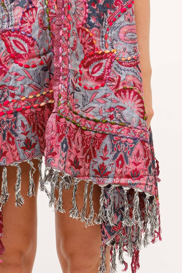 Barbara Thick Stitch Embroidered Vest