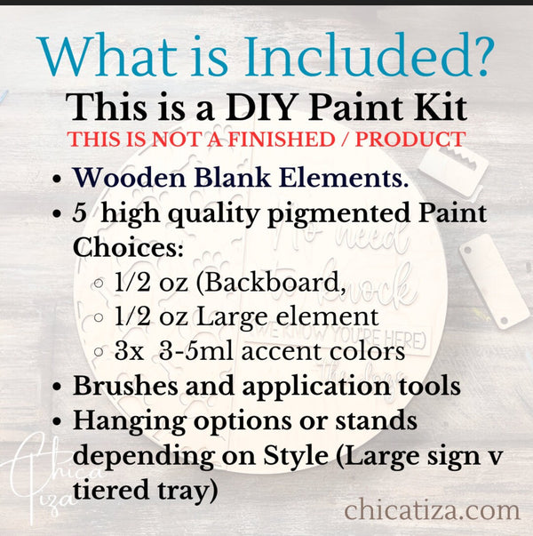 Hello Sunshine Sunflower  - Round  Wood Door Sign | Hanger | ChicaTiza