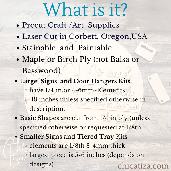 S’mores Wood Tiered tray kit | Chica Tiza