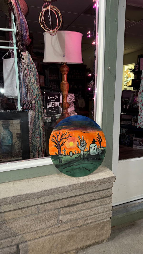 The Rising Paint Night at Home by ChicaTiza - 10inch