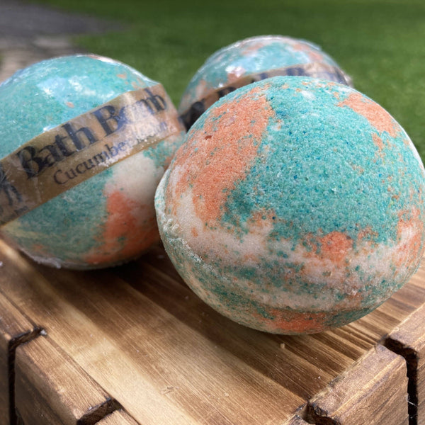 Cucumber Melon - Goat Milk Bath Bomb