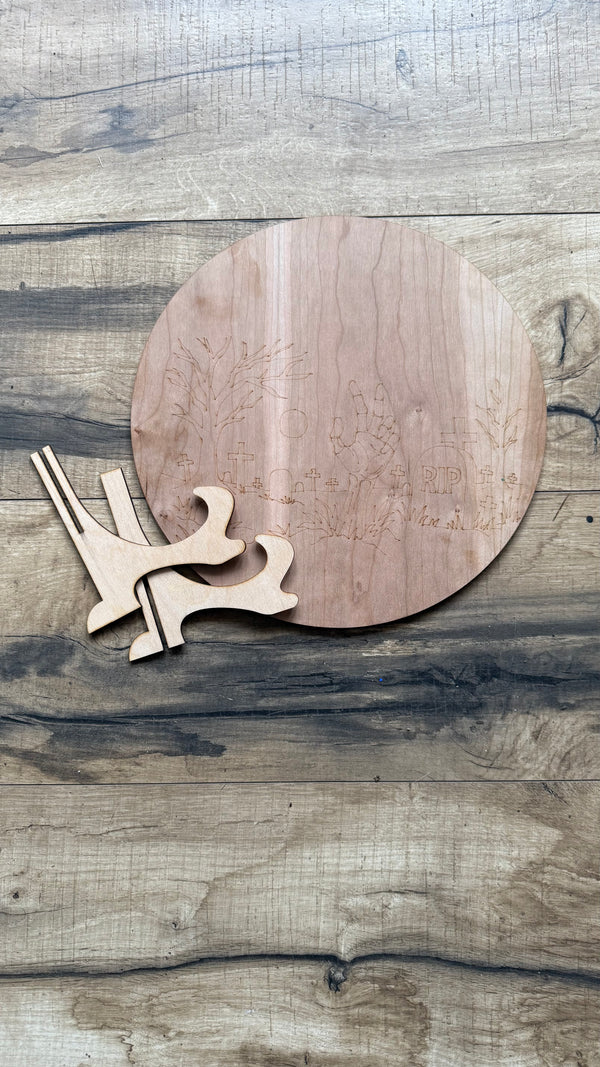 The Rising Paint Night at Home by ChicaTiza - 10inch