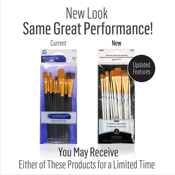 Plaid Crafts - FolkArt Artist Variety Brush Set 10 Piece