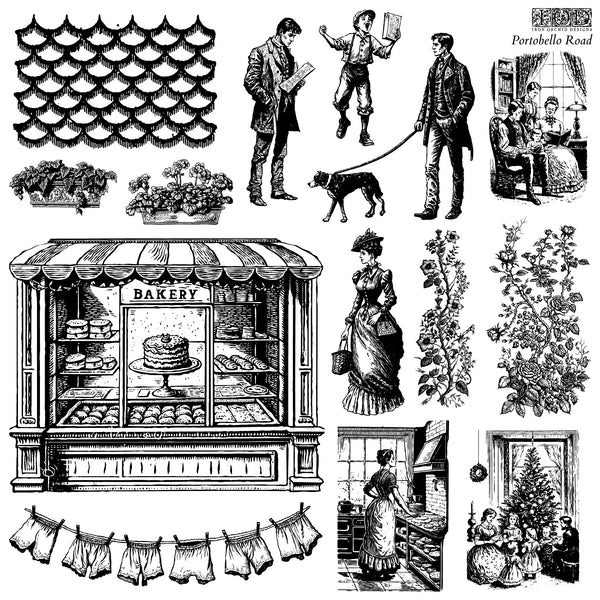 Portobello Road 12x12 IOD Stamp™