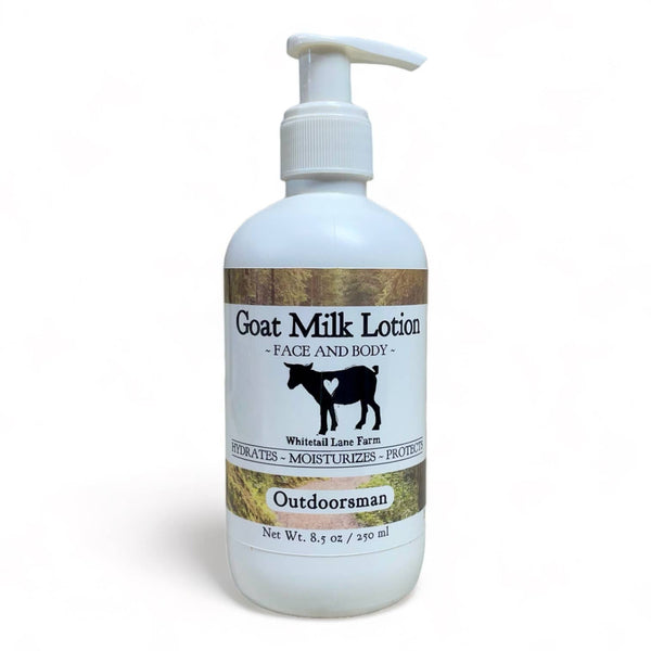 Outdoorsman: 2 oz travel bottles Goat Milk Lotion