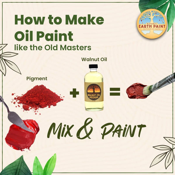 Natural Earth Paint - 8 oz Walnut Oil