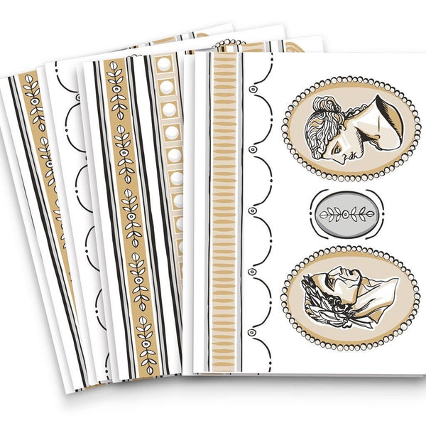 iOD annie Sloan Classical Cameos Paint Inlay 12x16 Pad™