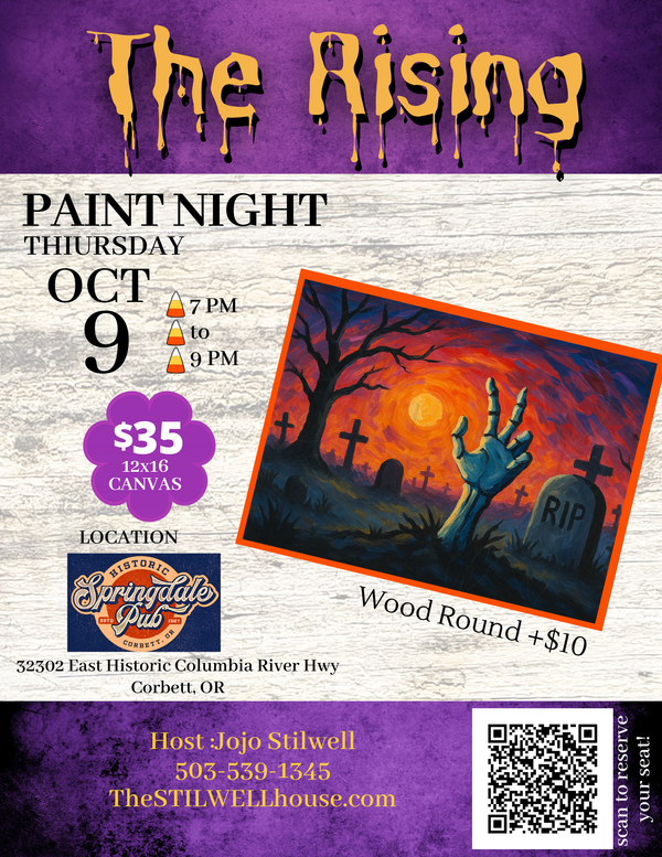The Rising Paint Night! By ChicaTiza and Springdale Pub