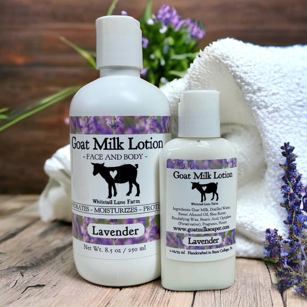 Lavender - Goat Milk Lotion Lavender: 8.5oz