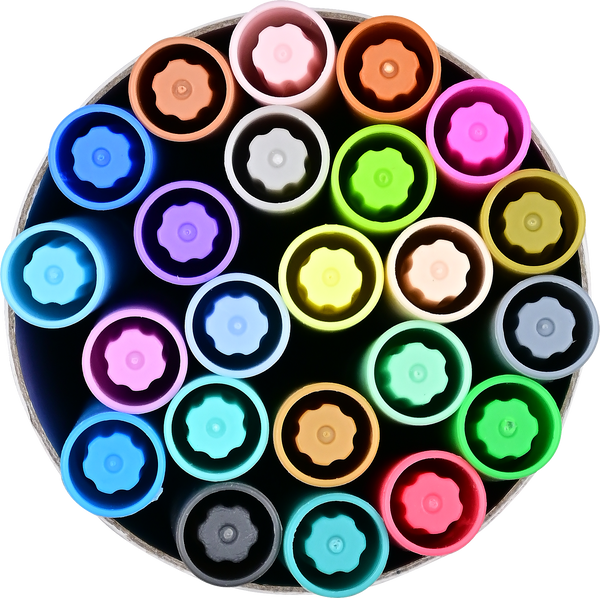 Studio Series Dual-Tip Pastel Markers (Set of 24) by Peter Pauper Press -