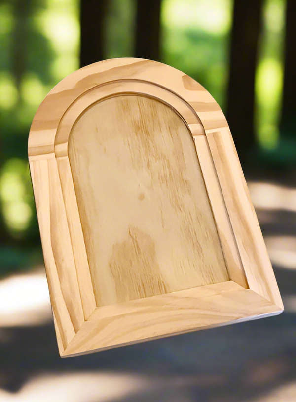 IOD ARCHED WOOD GALLERY BLANK 11X16