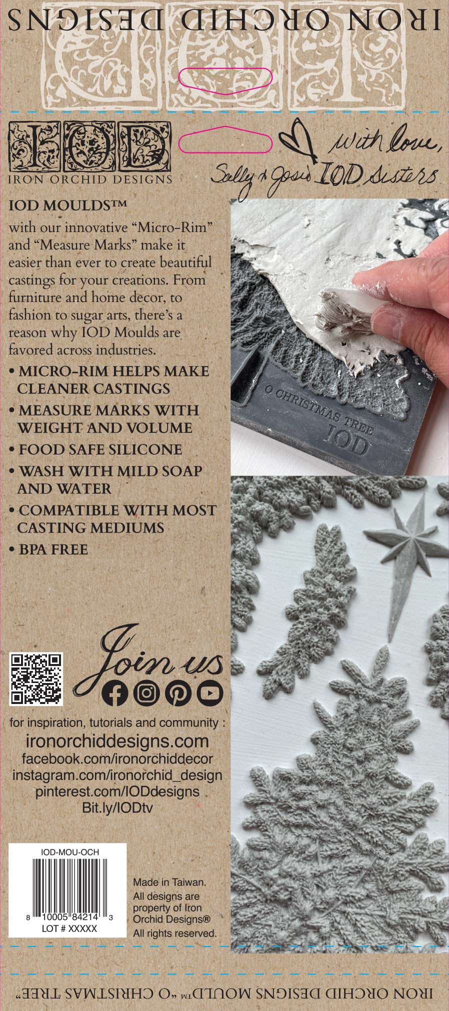 IOD Oh Christmas Tree 6x10 IOD Moulds™