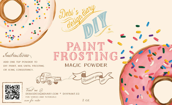 Paint Frosting - Thickening Agent - Debis Design Diary DIY Paint