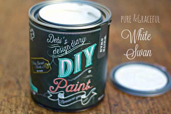 White Swan by Debi's Design Diary DIY Paint
