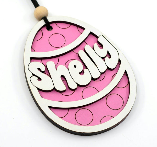 Personalized Easter Egg Basket Tag