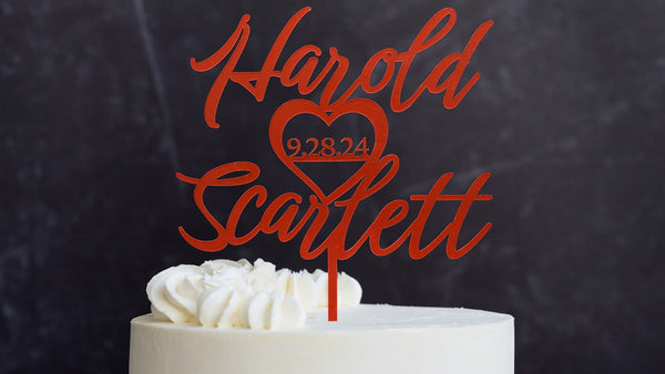 Personalized Cake Topper