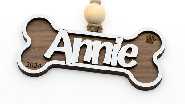 Personalized Dog Bone Ornament