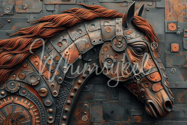 Iron Horse Decoupage Tissue Paper 29x21 - Whimsykel