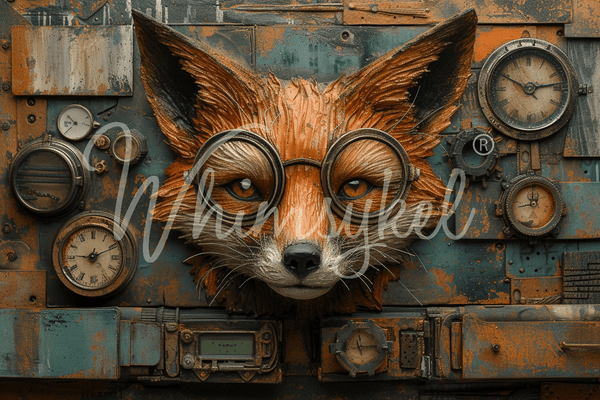 Tik Tok Fox 21 x 29 in | Whimsykel