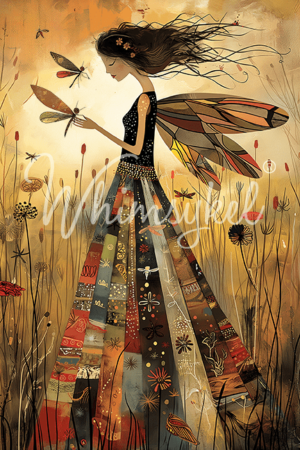 Patchwork Angel   Tissue 21x29 inches| Whimsykel