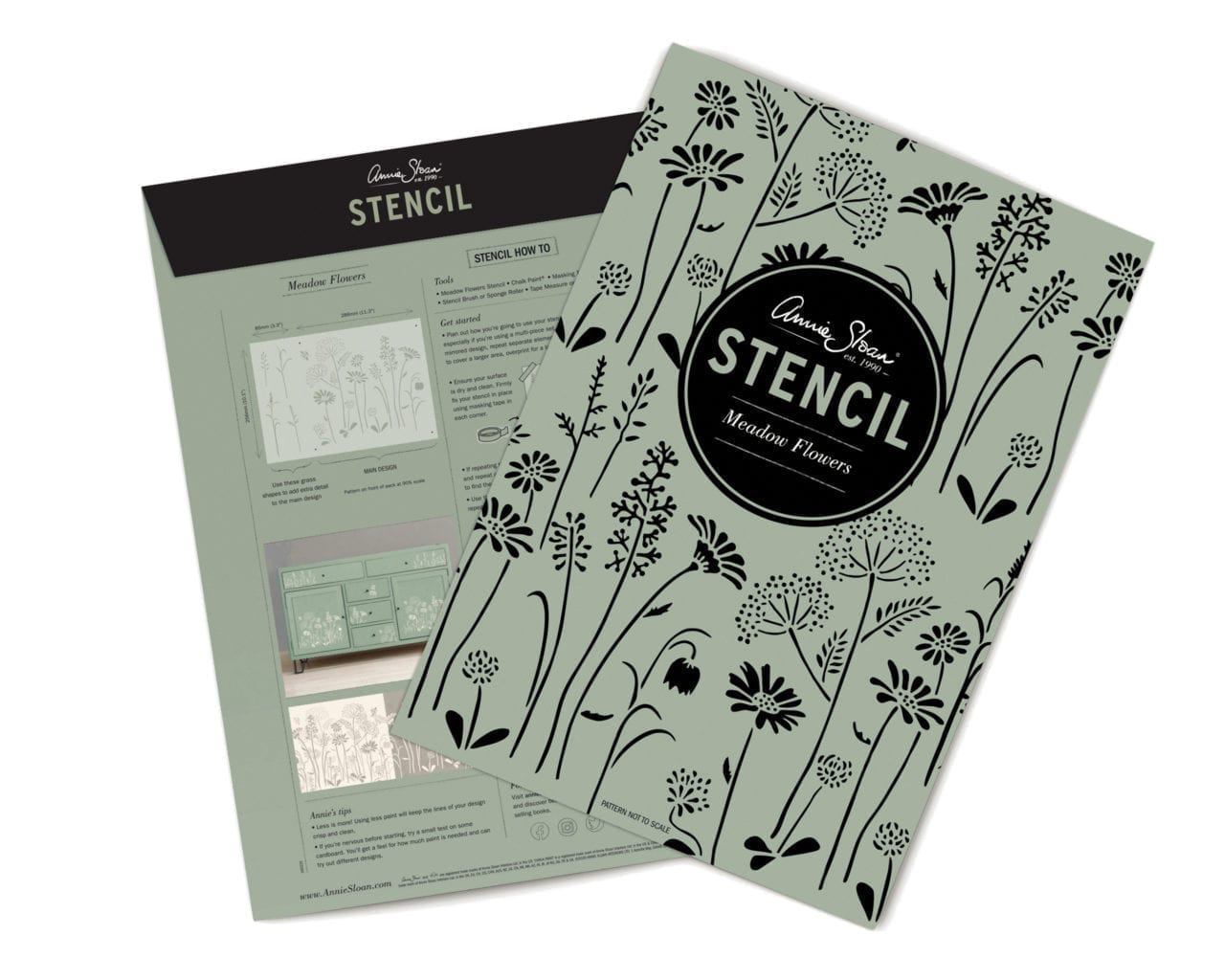 Meadow Flowers - Annie Sloan Stencil