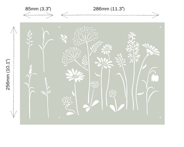 Meadow Flowers - Annie Sloan Stencil