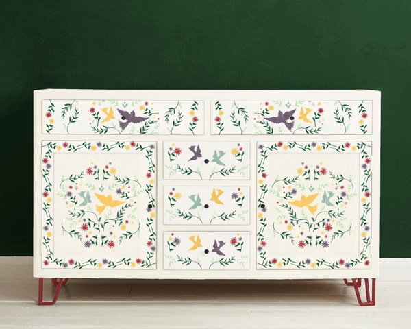 Mexican Birds - Annie Sloan Stencil
