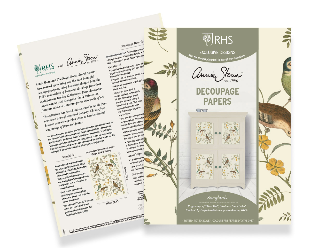 Songbirds - Annie Sloan Decoupage Paper