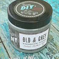 DIY Old and Grey Barnwood Liquid Patina by Debi's Design Diary DIY Paint