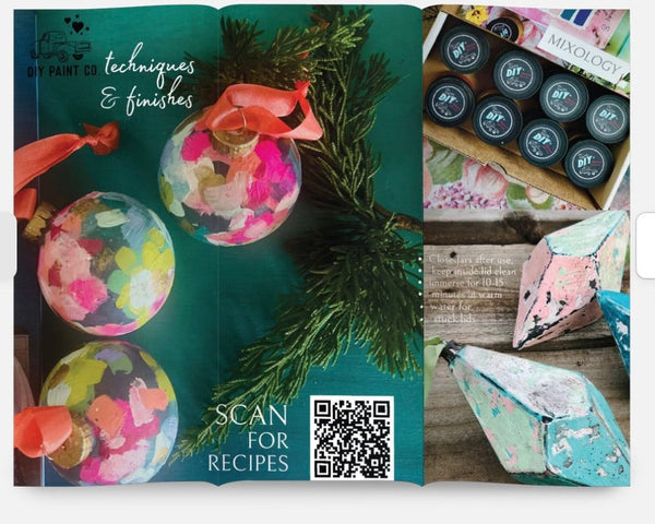 DIY Paint Holiday Edition Sampler Box - 7 Colors + Golden Ticket Liquid Patina!