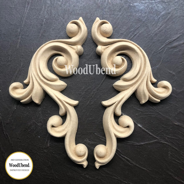 Decorative Scroll WUB1386-7 17.5x8cm