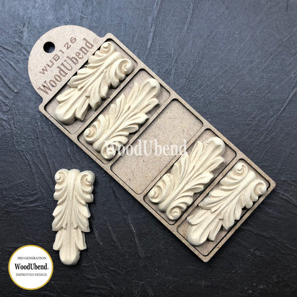 Pack of Five Decorative Corbels WUB0126  6x2cms