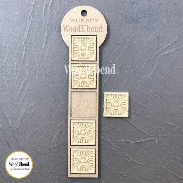 Pack of Five Square Flower Centerpieces WUB0207 3.3cms