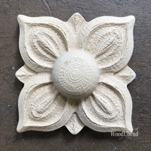 Pack of Two, Four petal Centerpiece WUB2158 8.6x8.9cms