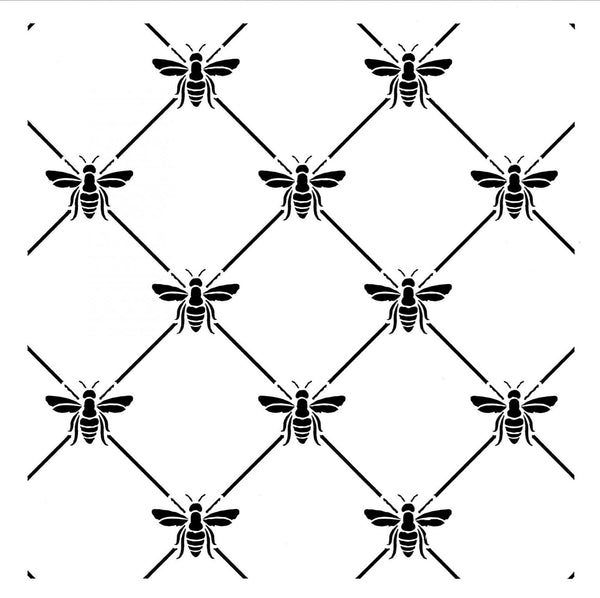 Posh Chalk Stencil Bee POSHitive 30x30cm