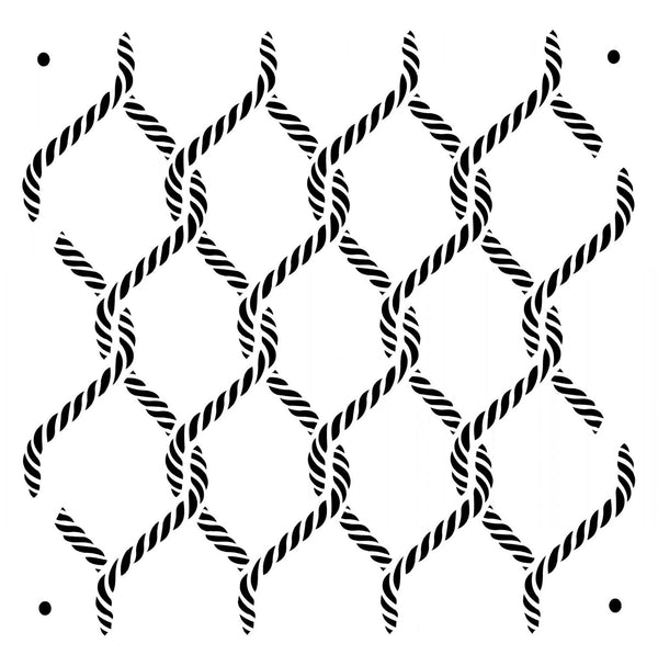 Posh Chalk Stencil Posh Knots 60x60cm