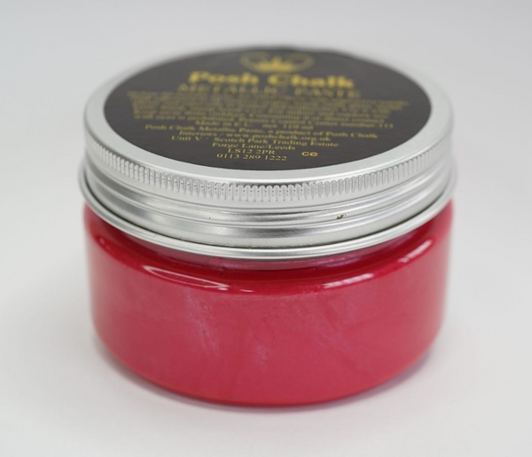 Posh Chalk Metallic Paste – Red Medium Cadmium 110 ml – product or project image 3