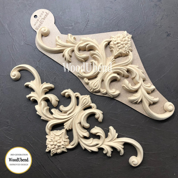 Pack of Two Pediment WUB1233 37x17cm