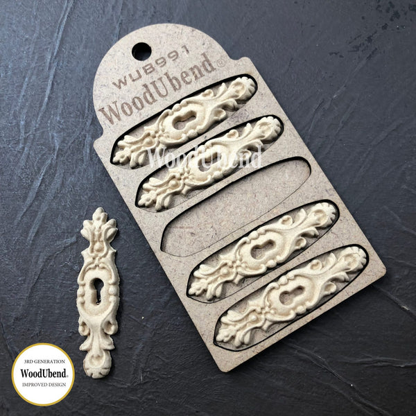 Pack of Five Keyhole WUB0991 6.9x6.6cms