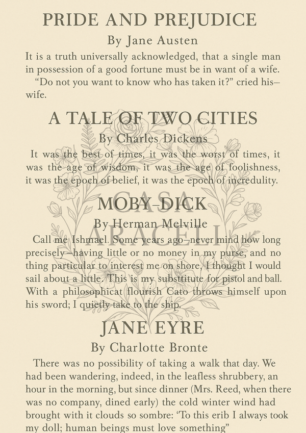 Ephemera & Ink – Casa Araceli Essentials Collection Decoupage A4 (6 sheets)