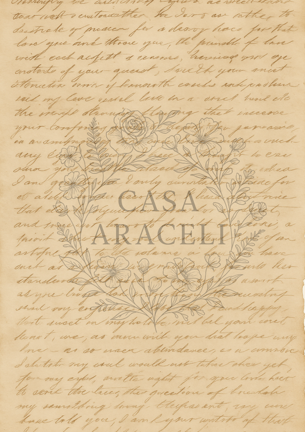 Ephemera & Ink – Casa Araceli Essentials Collection Decoupage A4 (6 sheets)