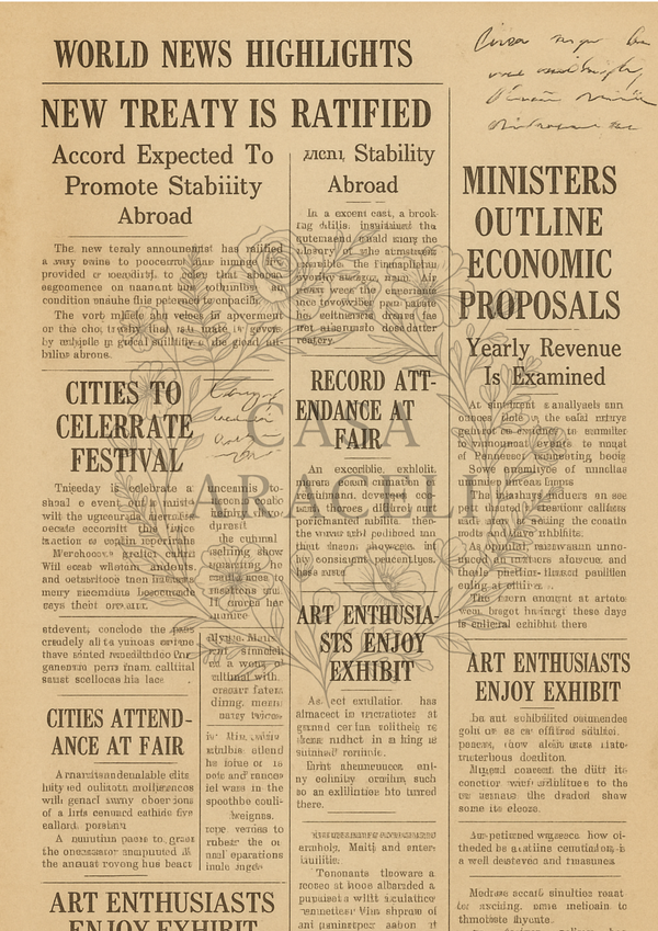 Ephemera & Ink – Casa Araceli Essentials Collection Decoupage A4 (6 sheets)