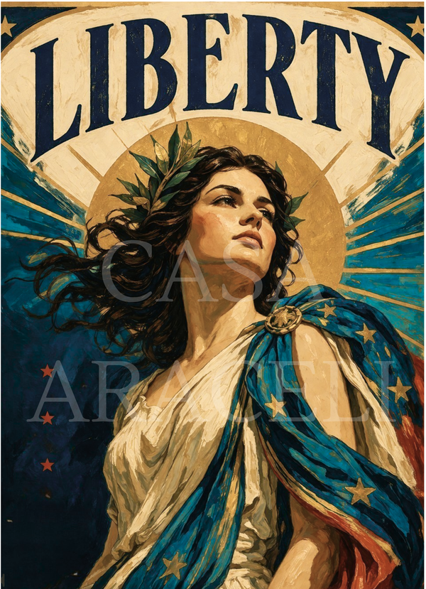 Lady Liberty - Decoupage Tissue Paper | Casa Araceli by ChicaTiza