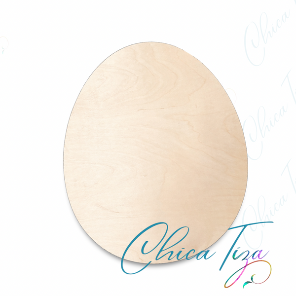 Egg Wooden Cutout | ChicaTiza