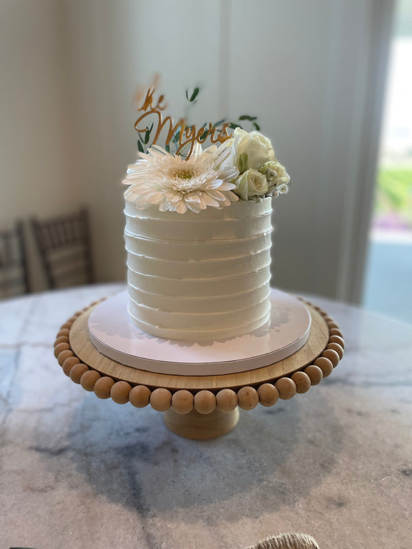 Personalized Acrylic Cake Topper