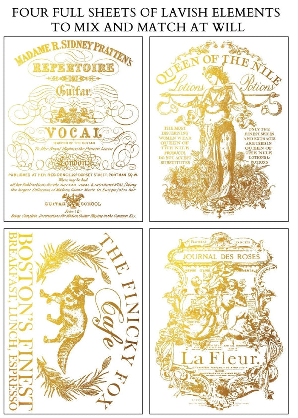 Curated Signage Foil Transfer - Iron Orchid Designs